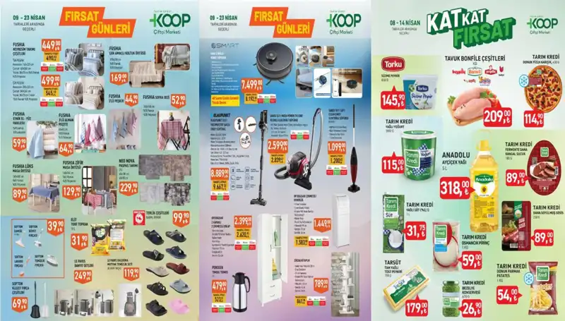 Tarım Kredi KOOP Marketleri'nde 12-23 Nisan İndirimleriyle Dolu Dolup Taşan Fırsatlar!