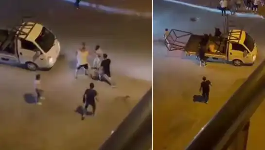 Bursa'da Taciz Şüphelisine Sokak Ortasında Sert Ceza