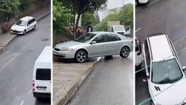 Otobüs Mazot Sızdırdı, Araçlar Duramadı: O Anlar Kaza ile Sonuçlandı