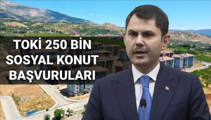 2025’te TOKİ 250 Bin Sosyal Konut Başvuruları Başlıyor: Tarih Belli Oldu!