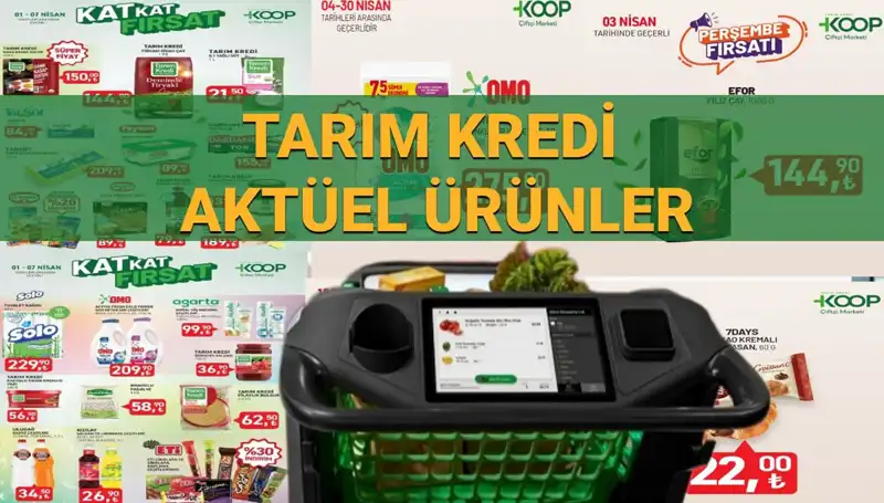 Tarım Kredi Marketleri'nde Şimdi İndirim Zamanı! 4-7 Nisan Fırsatları