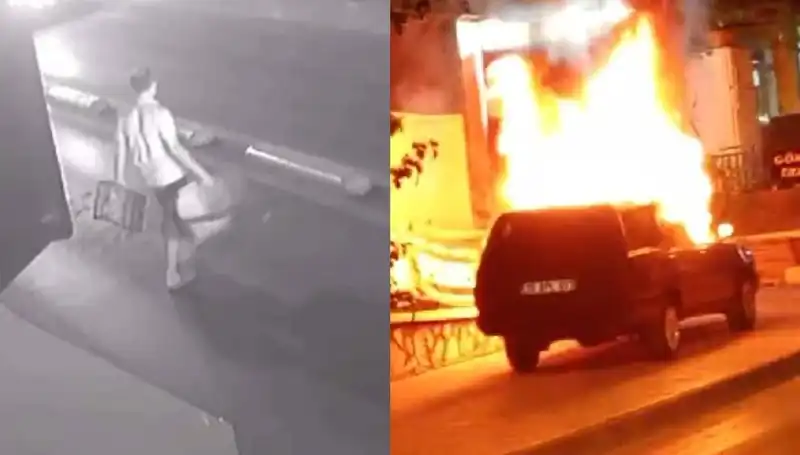 Boşanma Sürecinde Eşinin Aracını Yakan Adam Yakalandı!