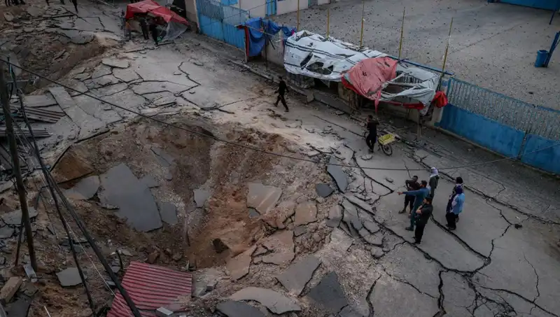 İsrail'in "Hamas Tüneli" İddiaları Çöken Su Tahliye Hendeği ile Çürütüldü