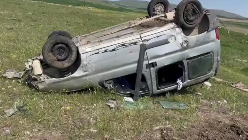 Konya'da Feci Kaza: Otomobil Takla Attı, İki Kişi Yaralandı