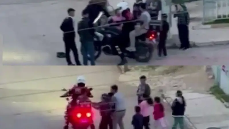 Polis Memuru Çocukların Gözdesi Oldu: Motora Binerken Çocukların Mutluluğu