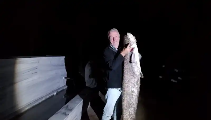 Olağanüstü Av: Barajda 40 Kilo Ağırlığında Balık Yakalandı