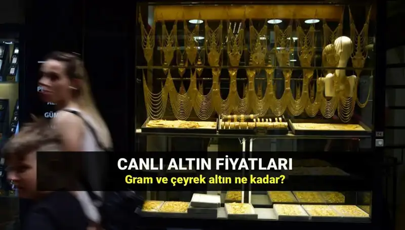 Bugün canlı altın fiyatları: Gram altın kaç TL?