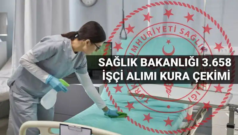 Sağlık Bakanlığı 2025'te 3.658 İşçi Alımı: Kura Takvimi ve Nihai Liste Netsleşti