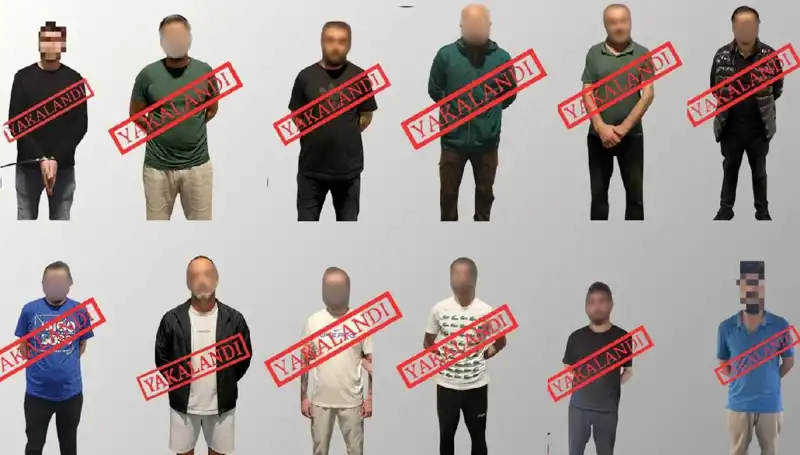 Ulusal Kırmızı Bültenle Aranan 12 Şahıs Ele Geçirildi: Operasyonun Detayları