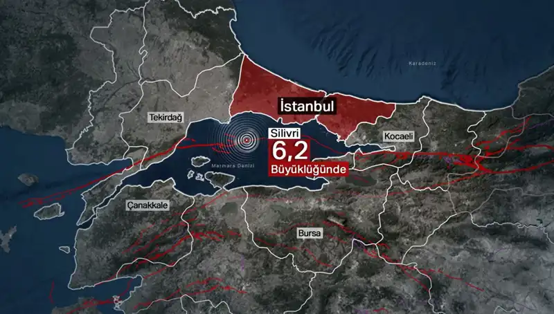 İstanbul’u Sarsan Deprem: 6,2 Büyüklüğündeki Şok Yaşandı!