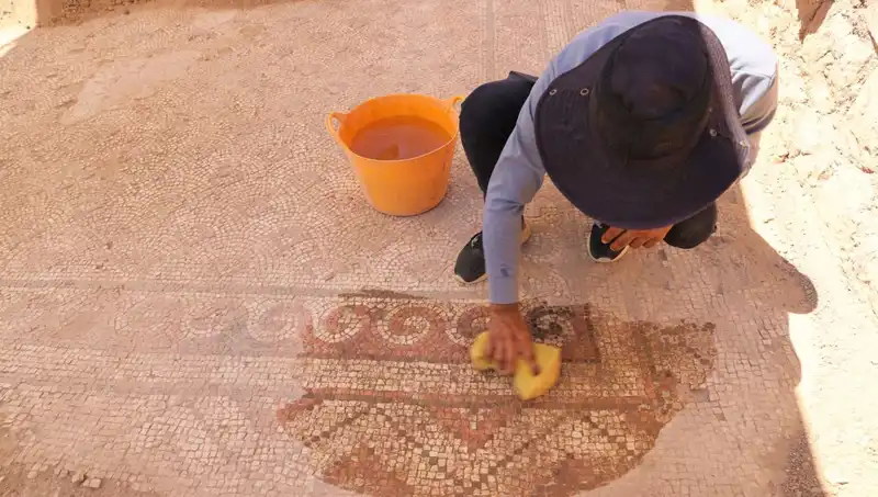 Mardin'de 1500 Yıllık Tarihi Mozaik Keşfi: Geçmişin İzleri Sunuluyor!