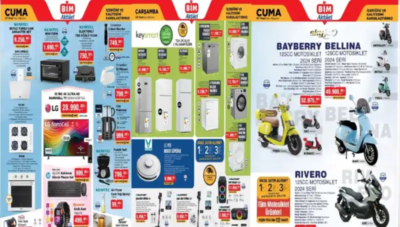 BİM'de Büyük İndirimler Başlıyor: 4-7 Mart Aktüel Ürünler Kataloğu Yayında!