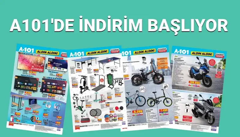 A101 12 Haziran Aktüel Kataloğu: Beyaz Eşya ve Daha Fazlası Sizleri Bekliyor