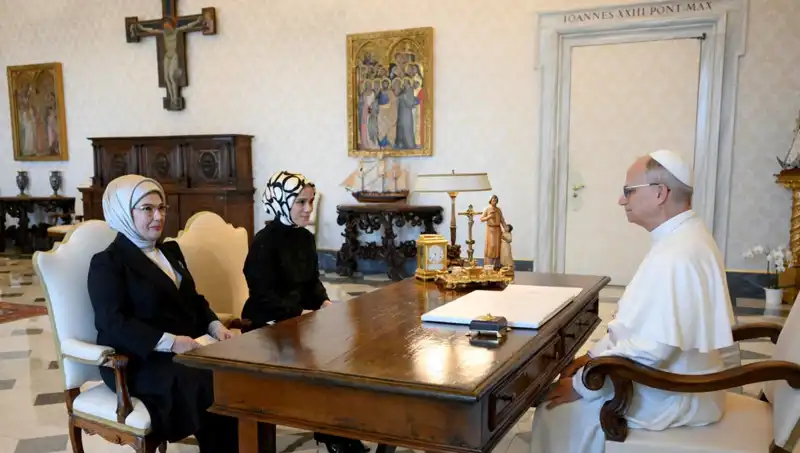 Emine Erdoğan ve Papa Leo'dan Gazze'ye Önemli Mesajlar