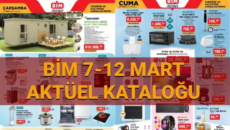 BİM Aktüel Kataloğu ile İhtiyacınız Olan Her Şey Ürünlerinizi Bekliyor